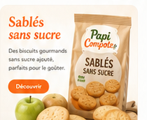Sablés sans sucre Papi Compote